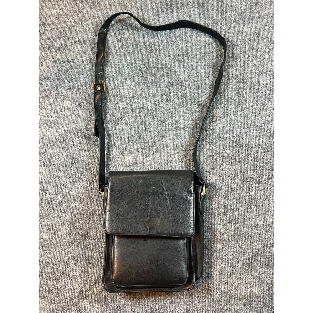 Womens Cross Body Small Black Shoulder Strap Purse with Card Storage